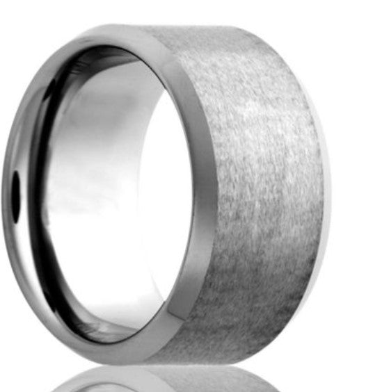 6mm Tungsten Bevel Edge Wedding Band