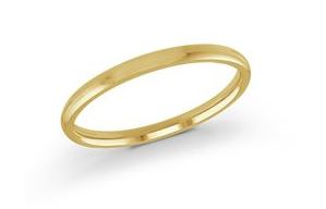 14 Karat Yellow Comfort Fit Wedding Band