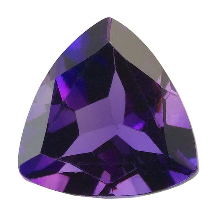 Loose 0.67ct Trillian Cut Amethyst