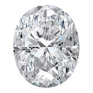 Loose 0.75ct E/SI1 Lab Grown Oval Cut Diamond