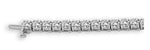 14 Karat White Tennis Diamond Bracelet