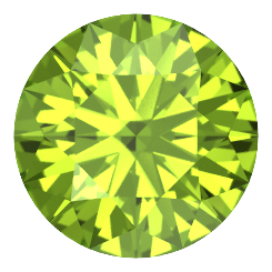 Loose 2.10ct BR Cut Peridot