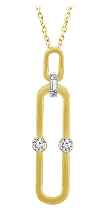 10 Karat Yellow Fashion Diamond Pendant