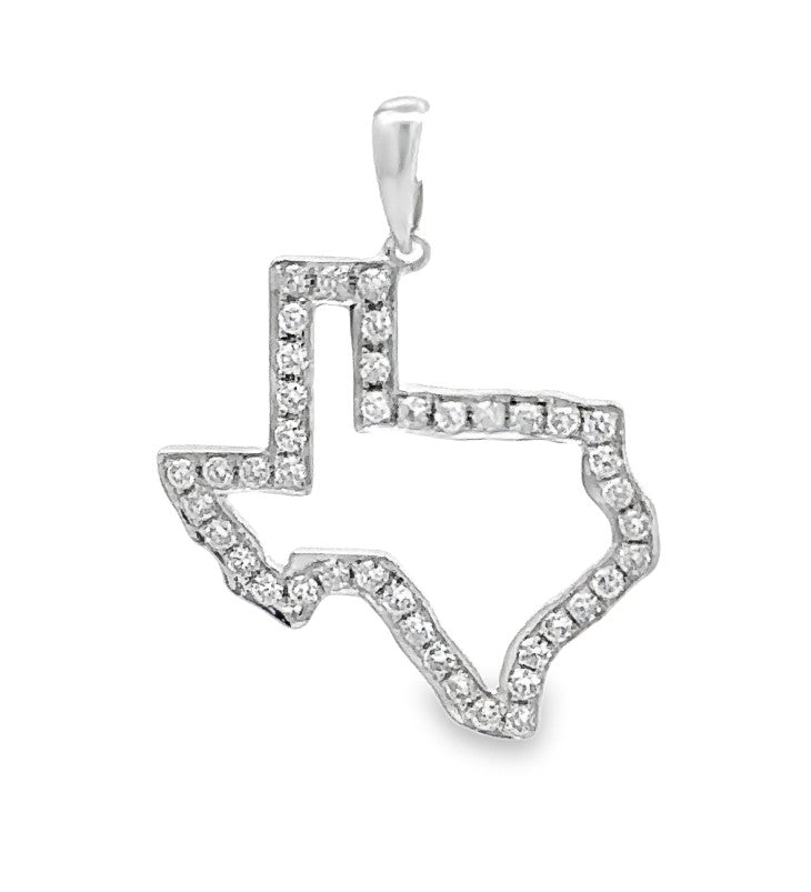 14 Karat White Fashion Diamond Pendant