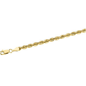 14 Karat Yellow 16" Rope Chain