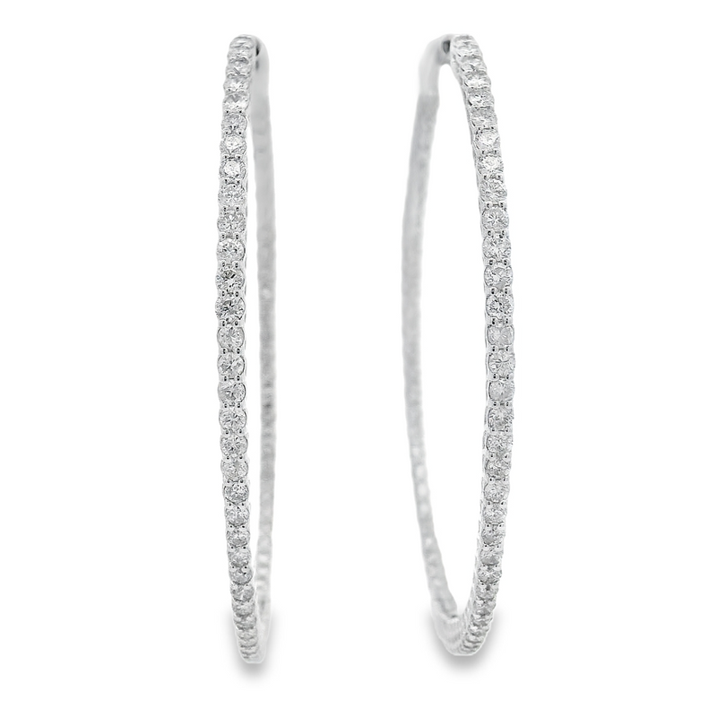 Diamond Hoop/Dangle/Drop Earring