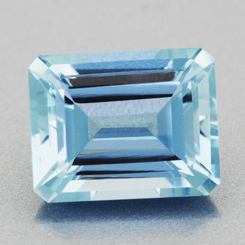 Loose 0.90ct EM Cut Aqua