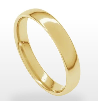 14 Karat Yellow Comfort Fit Wedding Band