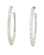 Diamond Hoop/Dangle/Drop Earring