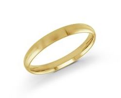 14 Karat Yellow Comfort Fit Wedding Band