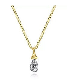 14 Karat White Fashion Diamond Pendant