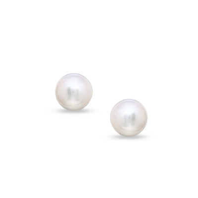 14 Karat White Stud Earrings