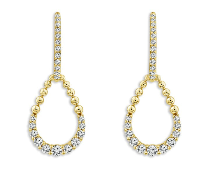 Diamond Hoop/Dangle/Drop Earring