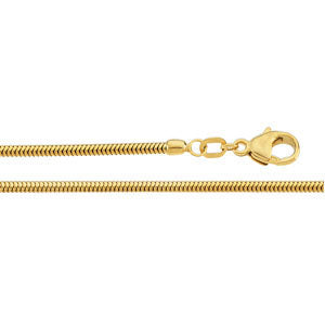 14 Karat Yellow 16" Snake Chain