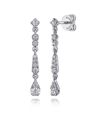 Diamond Hoop/Dangle/Drop Earring