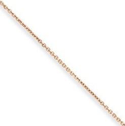 14 Karat Rosé 18" Cable Link Chain