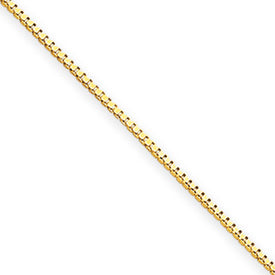 14 Karat Yellow 16" Box Chain