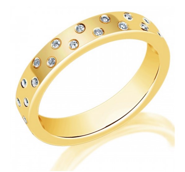 14 Karat Yellow Eternity Band