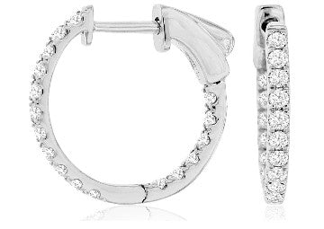 Diamond Hoop/Dangle/Drop Earring