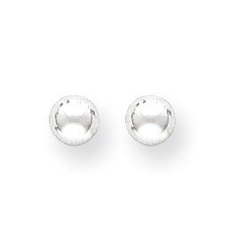 14 Karat White Stud Earrings
