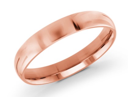 14 Karat Rosé Comfort Fit Wedding Band