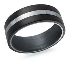 8mm TANTALUM Comfort Fit Wedding Band